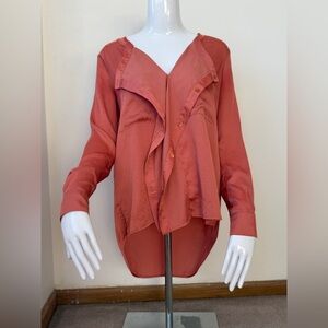 BCBGMaxAzria Women's Satin blouse